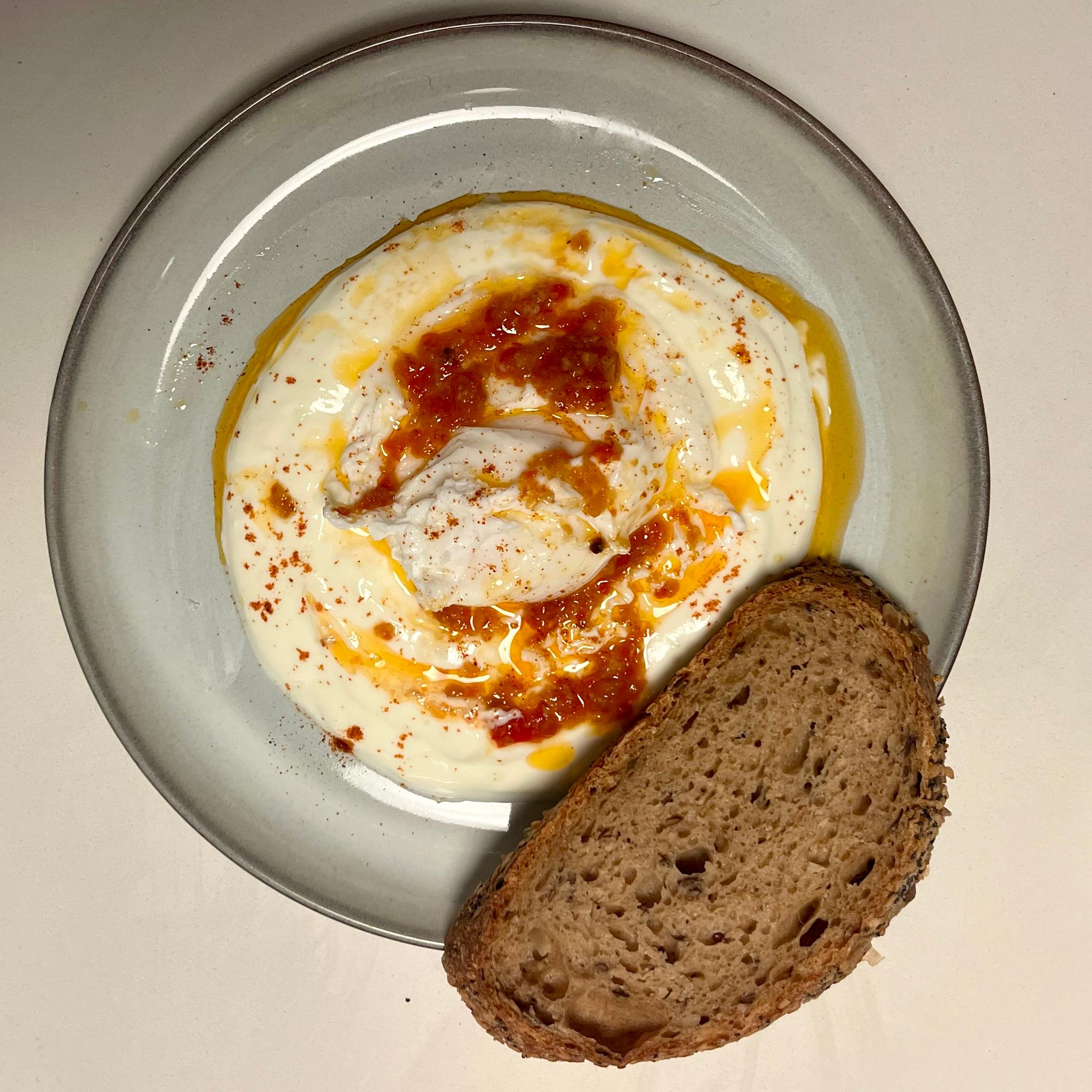 Cilbir with Moja Chili Oil