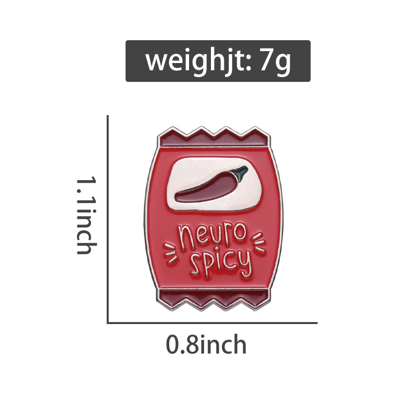 NeuroSpicy Enamel Pins