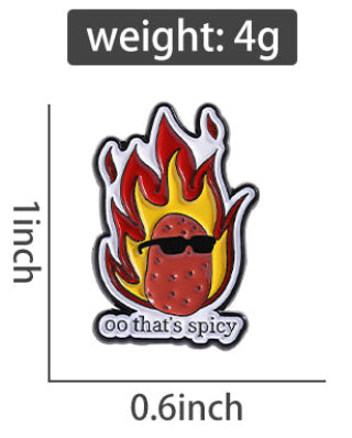 Ooo That’s Spicy Spud 🌶️🥔 Enamel Pin